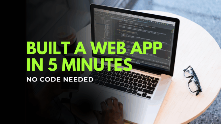 How I Built a Web App in 5 Minutes with Lovable.dev (No Code Needed)
